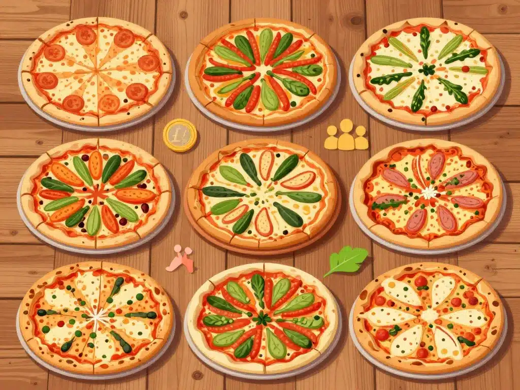 choix pizza saint paulien budget famille végétarien