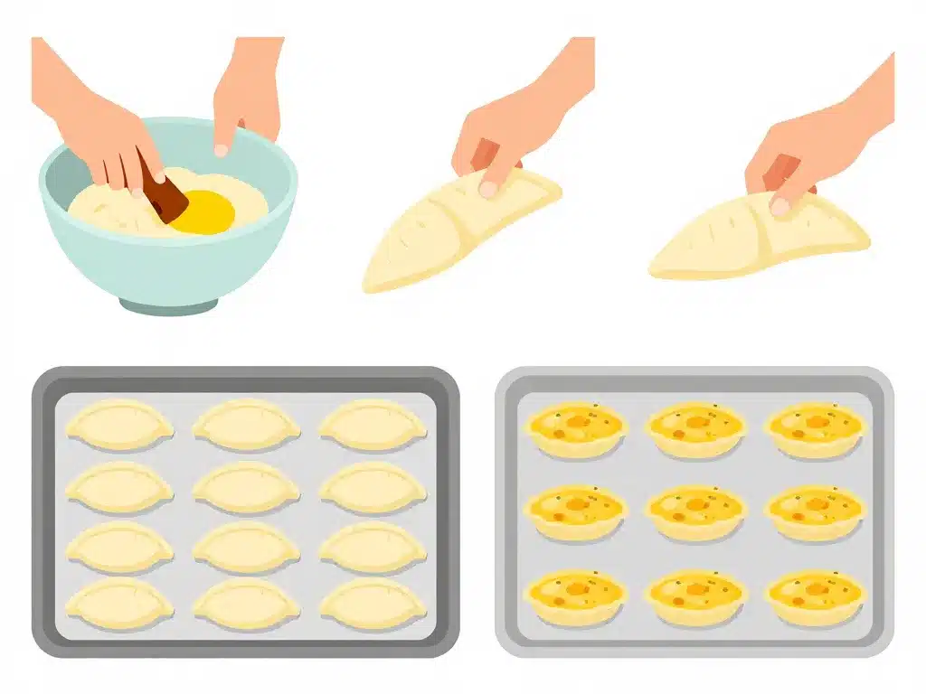 recette des navettes salées étapes préparation cuisson