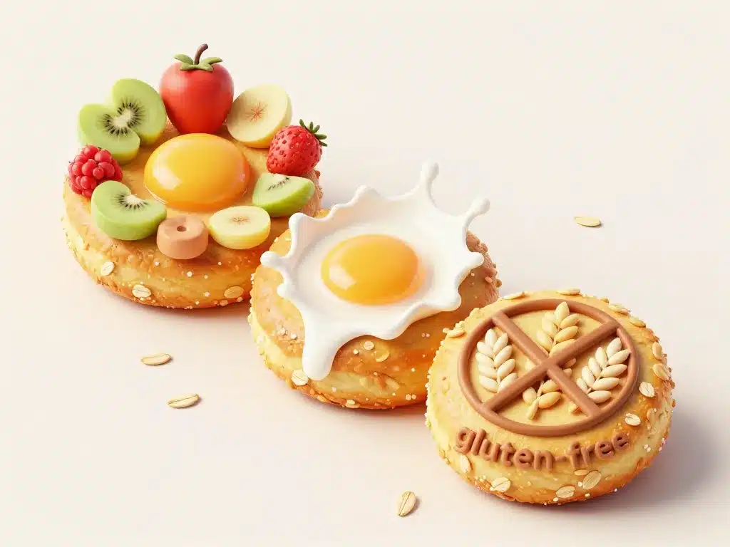 recette galette flocon d avoine version sans sucre oeuf gluten avec fruits et lait végétal