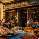 Chez Grand Chef restaurant Saint-Estève terrasse façade