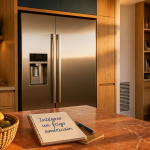 comment intégrer un frigo américain dans une cuisine contemporaine