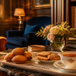 Salon Proust Ritz Paris avec madeleines et thé