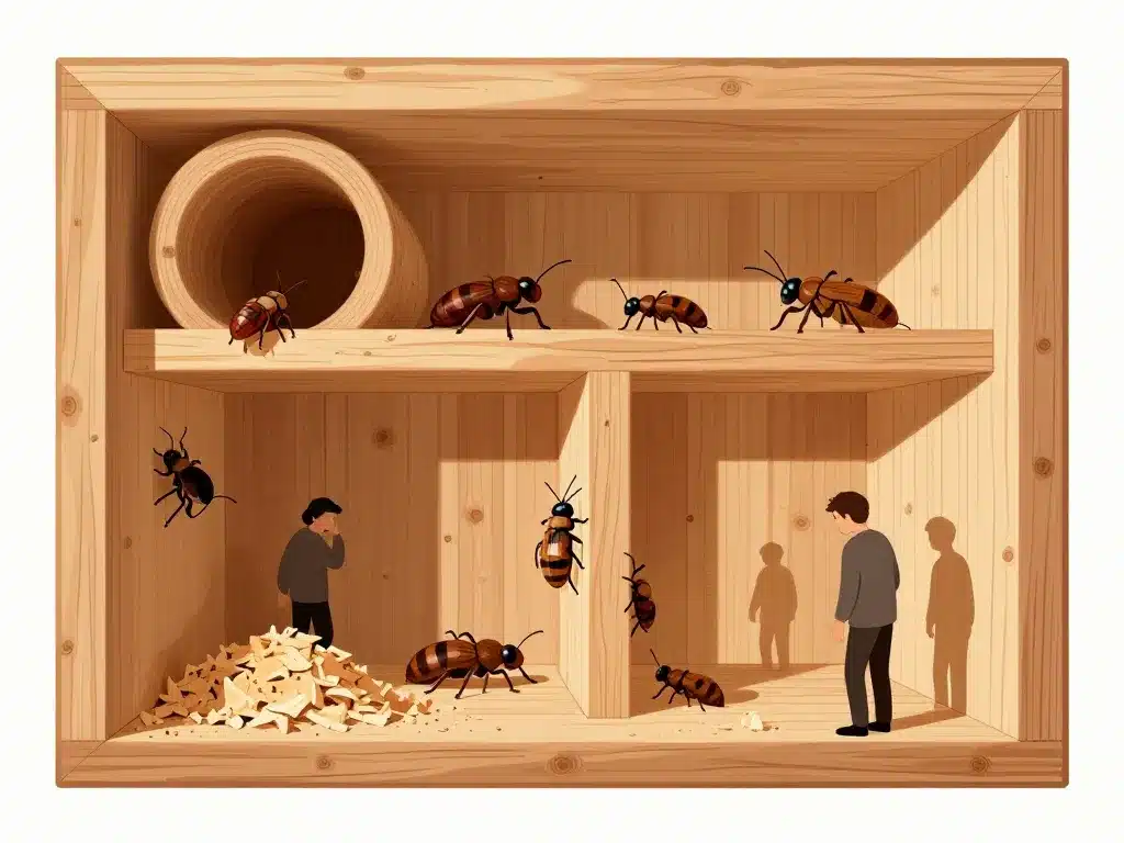 bete du bois diagnostic infestation insectes