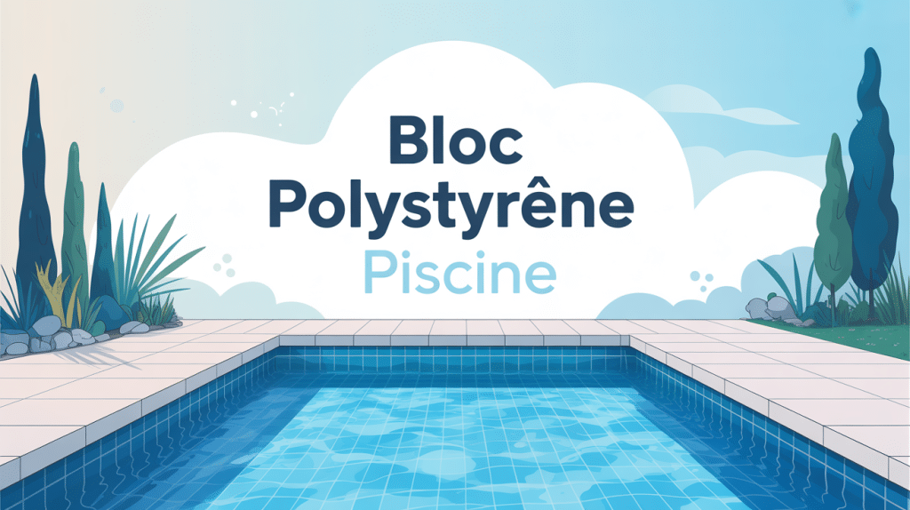 Bloc polystyrène piscine structure et bassin moderne