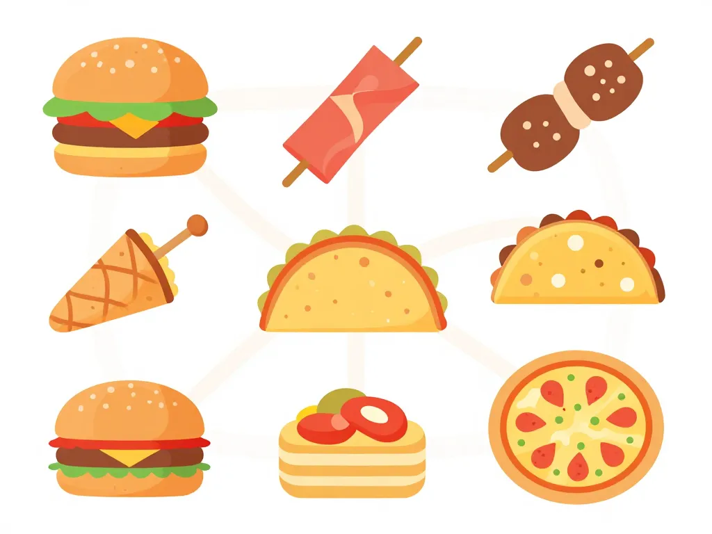 comparatif catégories fast food Lille diagramme visuel