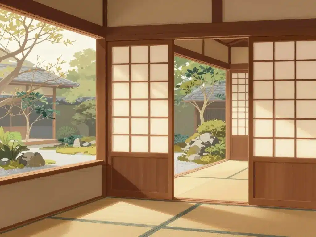 maison japonaise traditionnelle structure bois shoji engawa