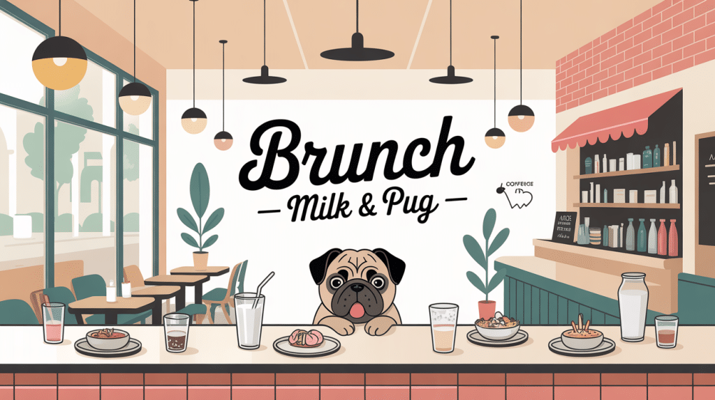 ambiance chaleureuse milk & pug brunch coffee shop