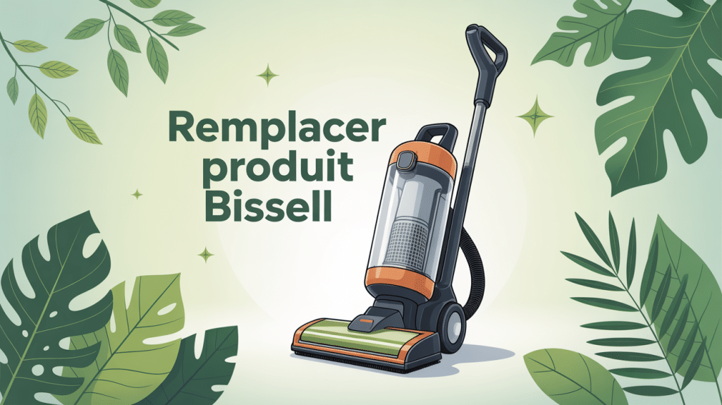 Par quoi remplacer produit bissell illustration écologique