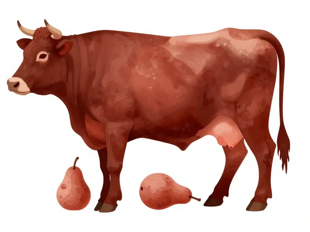 schéma anatomique poire de boeuf quartier arrière