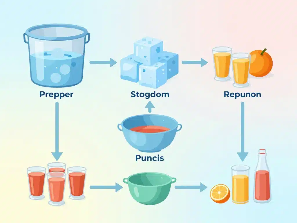 recette punch 50 personnes punch conservation et service