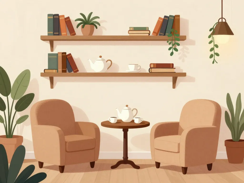 décoration salon de thé lille cosy