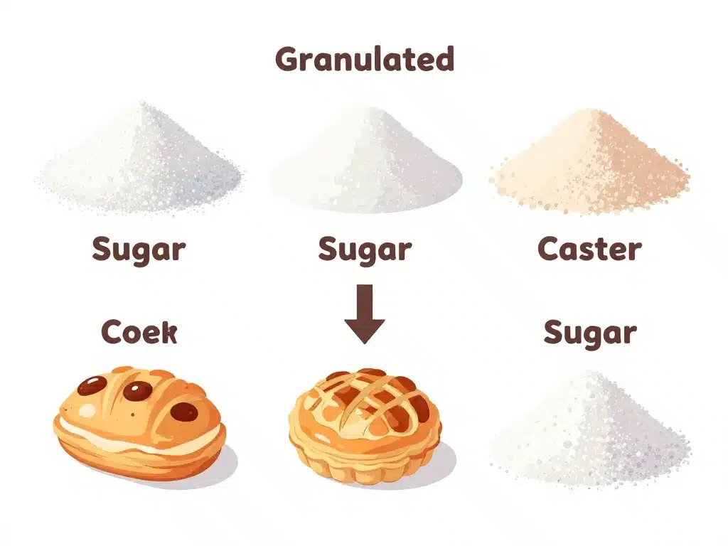 diagramme visuel sucre glace textures