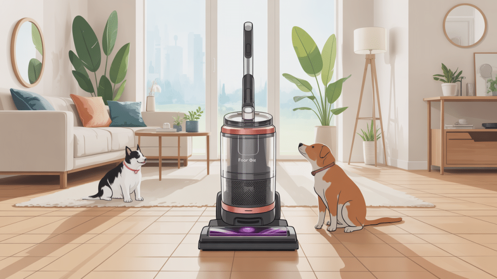 Illustration Tineco Floor One S6 Pet sur sol dur avec animaux