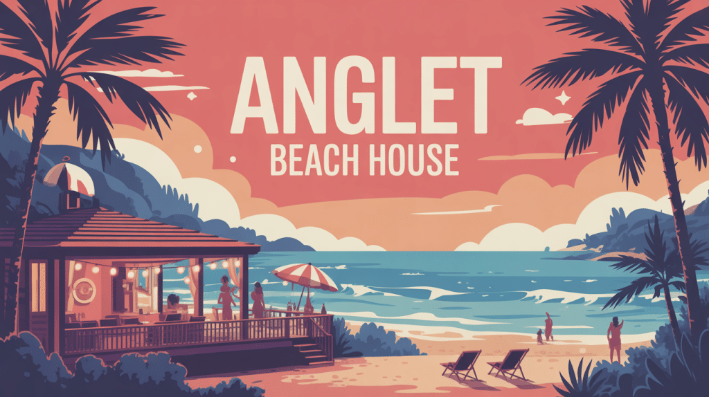 Maison de plage stylisée à Anglet, ambiance estivale Côte basque