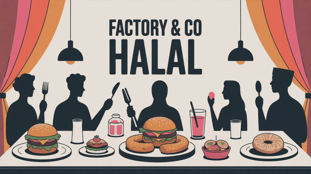 illustration factory and co halal grande table conviviale