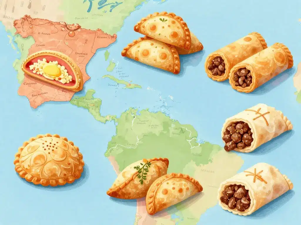 Origines et variétés de pastelitos hispaniques