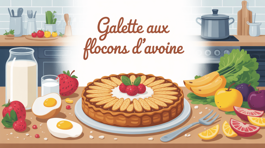 recette galette flocon d avoine grande galette dorée ingrédients sains