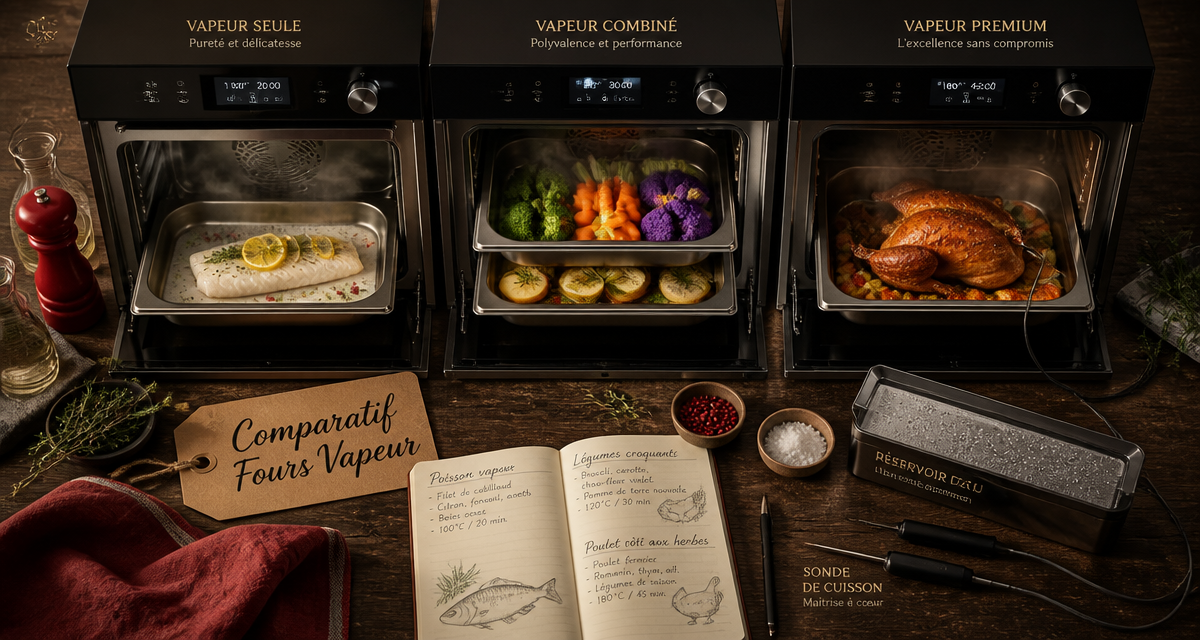 Four vapeur avis modèles ouverts plats cuisinés
