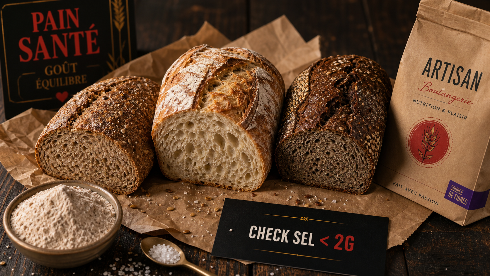 Quel pain manger : pain complet, semi-complet ou au levain