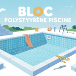 illustration bloc polystyrène piscine étapes montage