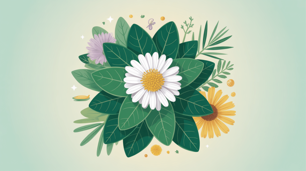 illustration callisia fragrans rosette feuilles phytotherapie