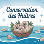 combien de temps peut-on conserver des huîtres présentation bourriche frigo
