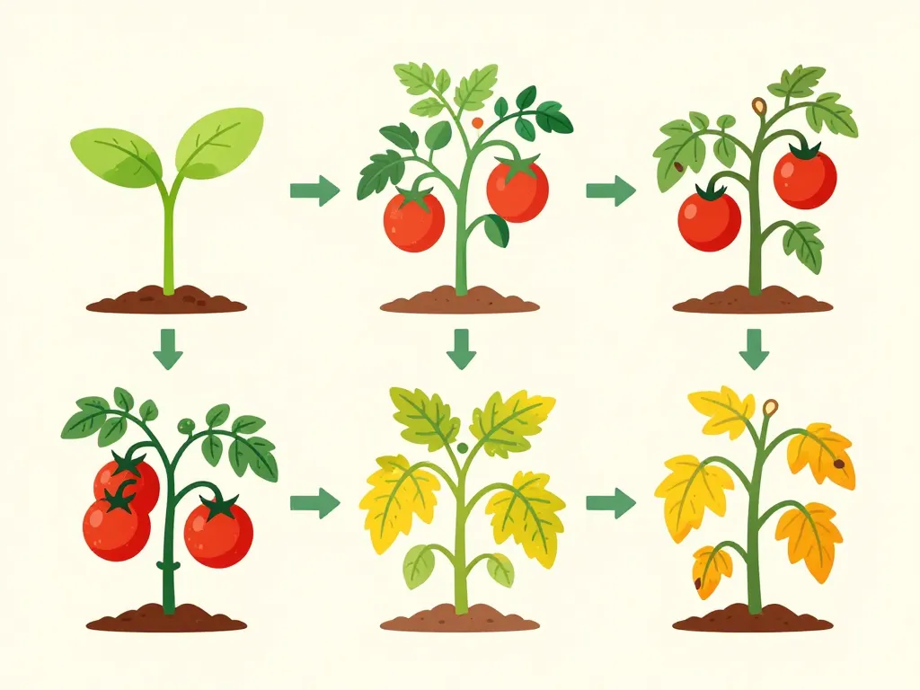 durée de vie d'un plant de tomate cerise étapes cycle