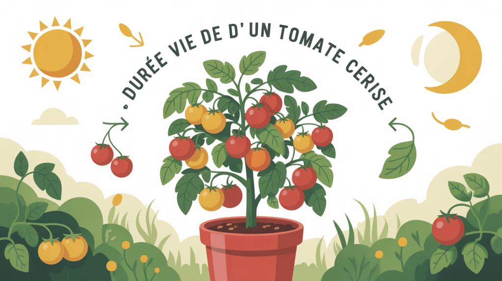 durée de vie d'un plant de tomate cerise cycle production optimale