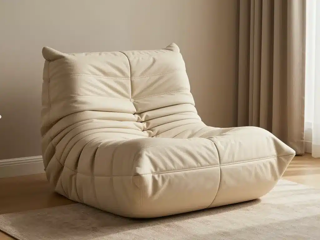 fauteuil togo original silhouette plis cousus et authenticité