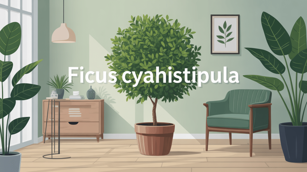 ficus cyathistipula plante décorative intérieur moderne