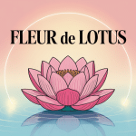 illustration fleur de lotus ambiance calme spirituelle