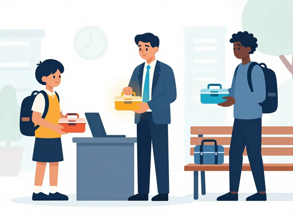 lunch box isotherme avec enfant bureau voyage