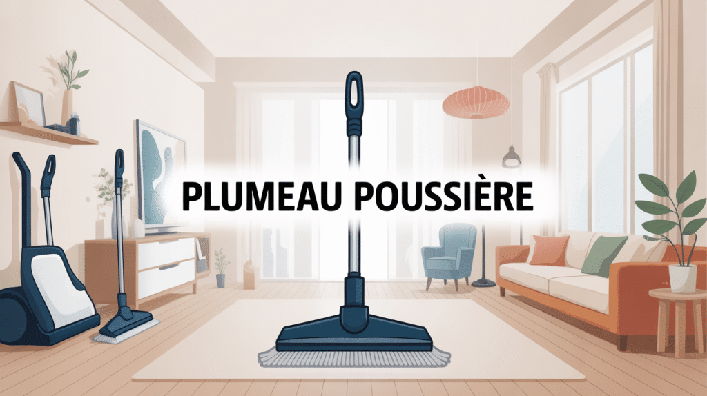 illustration plumeau poussiere microfibre plumes jetable