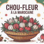 chou-fleur recette marocaine plat familial illustré