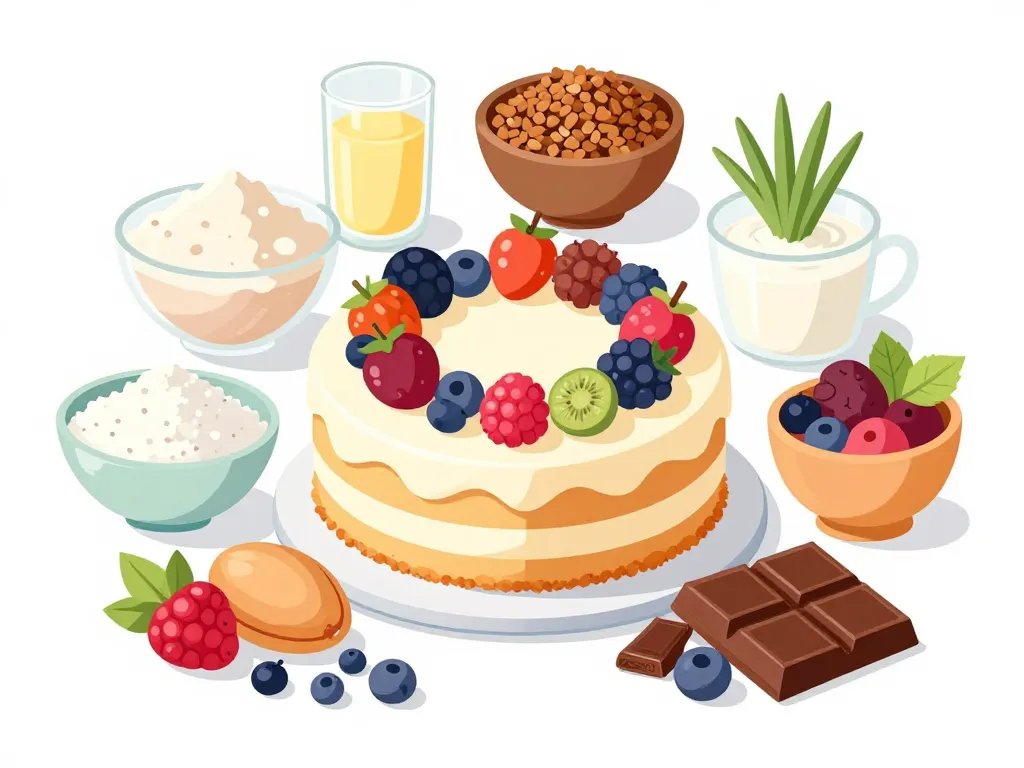 ingrédients alternatifs pour gâteau anniversaire pour diabétique