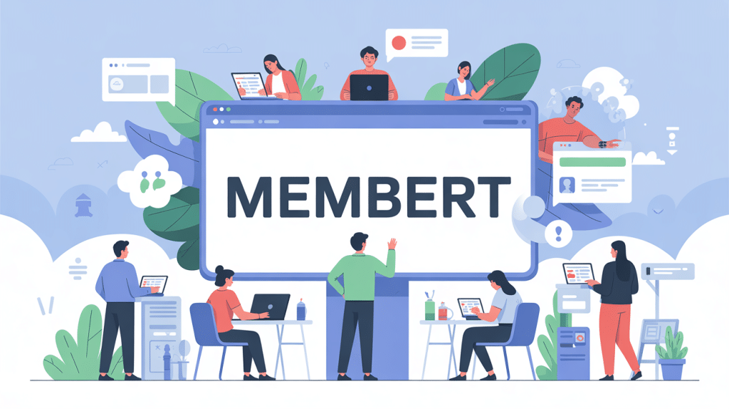 Interface Membert gestion communauté et abonnements
