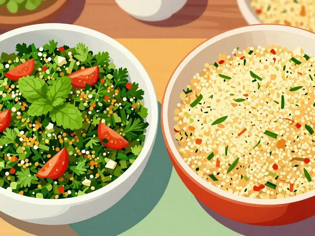 Origine du taboulé, version traditionnelle vs occidentale