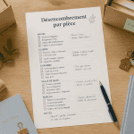 aide rangement maison checklist bureau