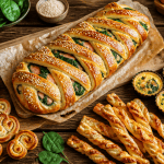 recette avec de la pate feuilletee saumon epinards et amuse-bouches