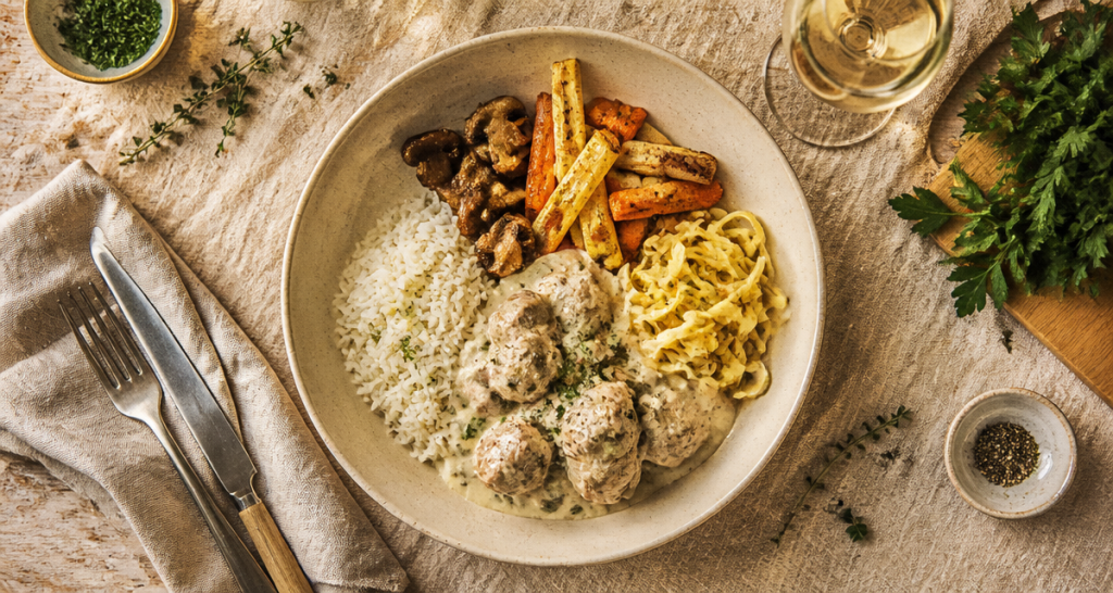 blanquette de veau accompagnement riz légumes