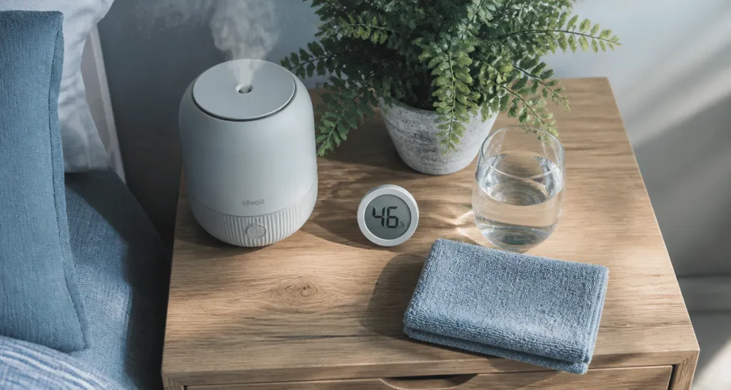 comment humidifier une chambre, humidificateur, astuces naturelles