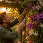 quand tailler la clématite sur pergola en fleurs