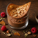 accompagner une mousse au chocolat avec croquant acidité épices