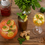 cocktail facile et pas cher sur table avec fruits