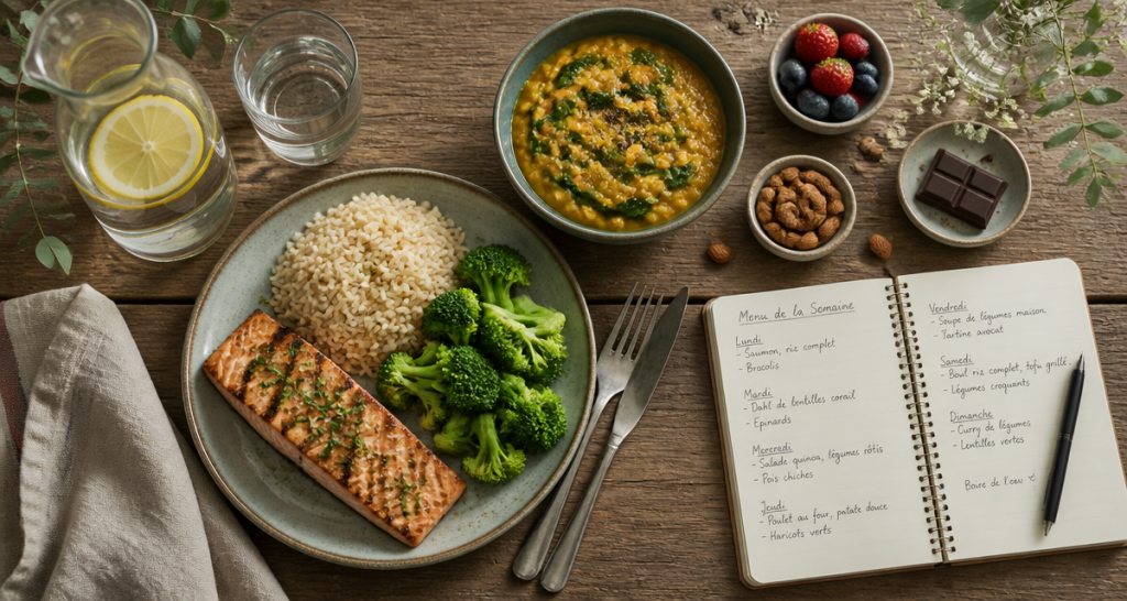 comment faire un reequilibrage alimentaire assiette equilibree