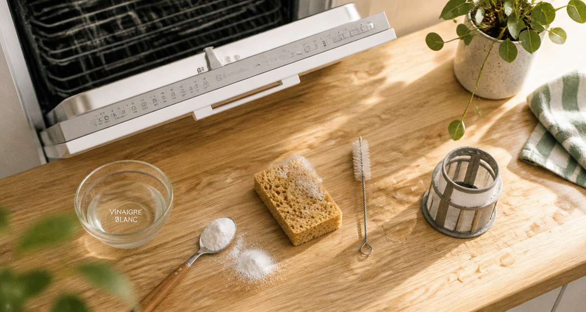 Nettoyer son lave-vaisselle au vinaigre blanc et bicarbonate