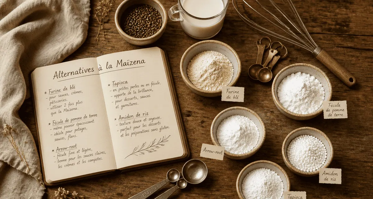 par quoi remplacer la maizena substituts en cuisine