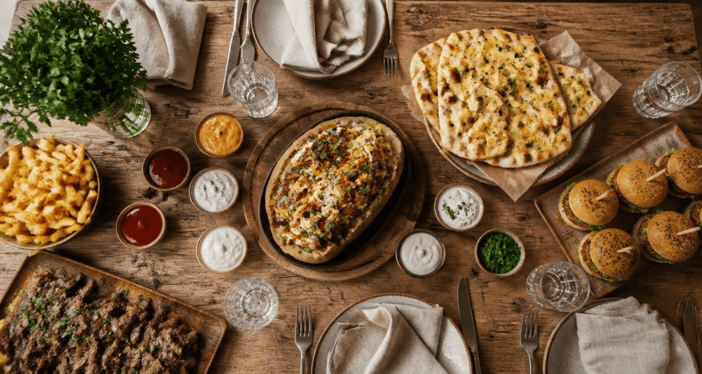 Plats variés restaurant halal Villeurbanne