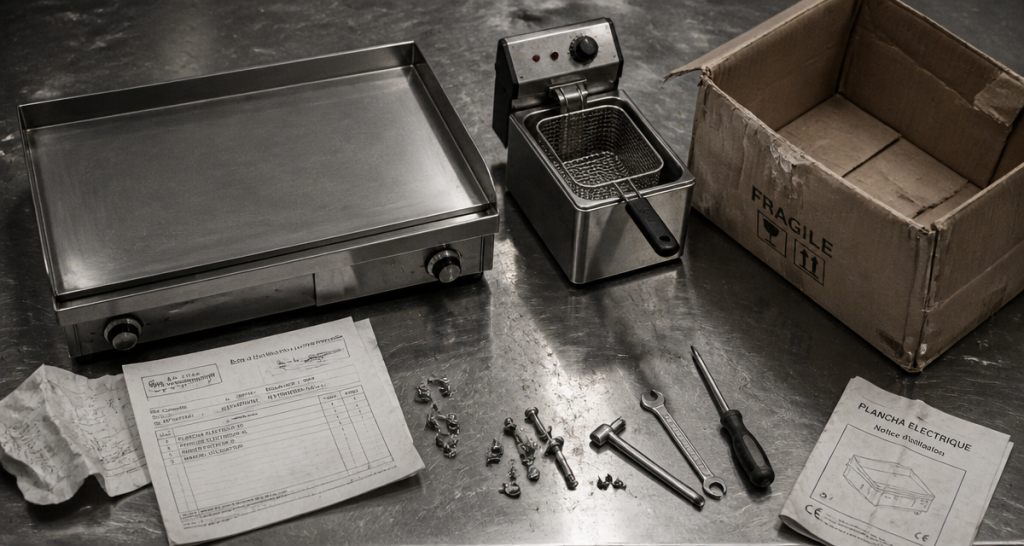 equipementpro avis matériel sav plancha friteuse