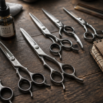 Top 10 ciseaux coiffure professionnel en flat-lay
